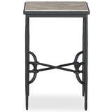 Babylon Small End Table, Lunar Marble by Four Hands-Furniture - Accent Tables-High Fashion Home