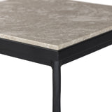 Babylon Small End Table, Lunar Marble by Four Hands-Furniture - Accent Tables-High Fashion Home