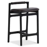 Baden Leather Bar & Counter Stool by Four Hands