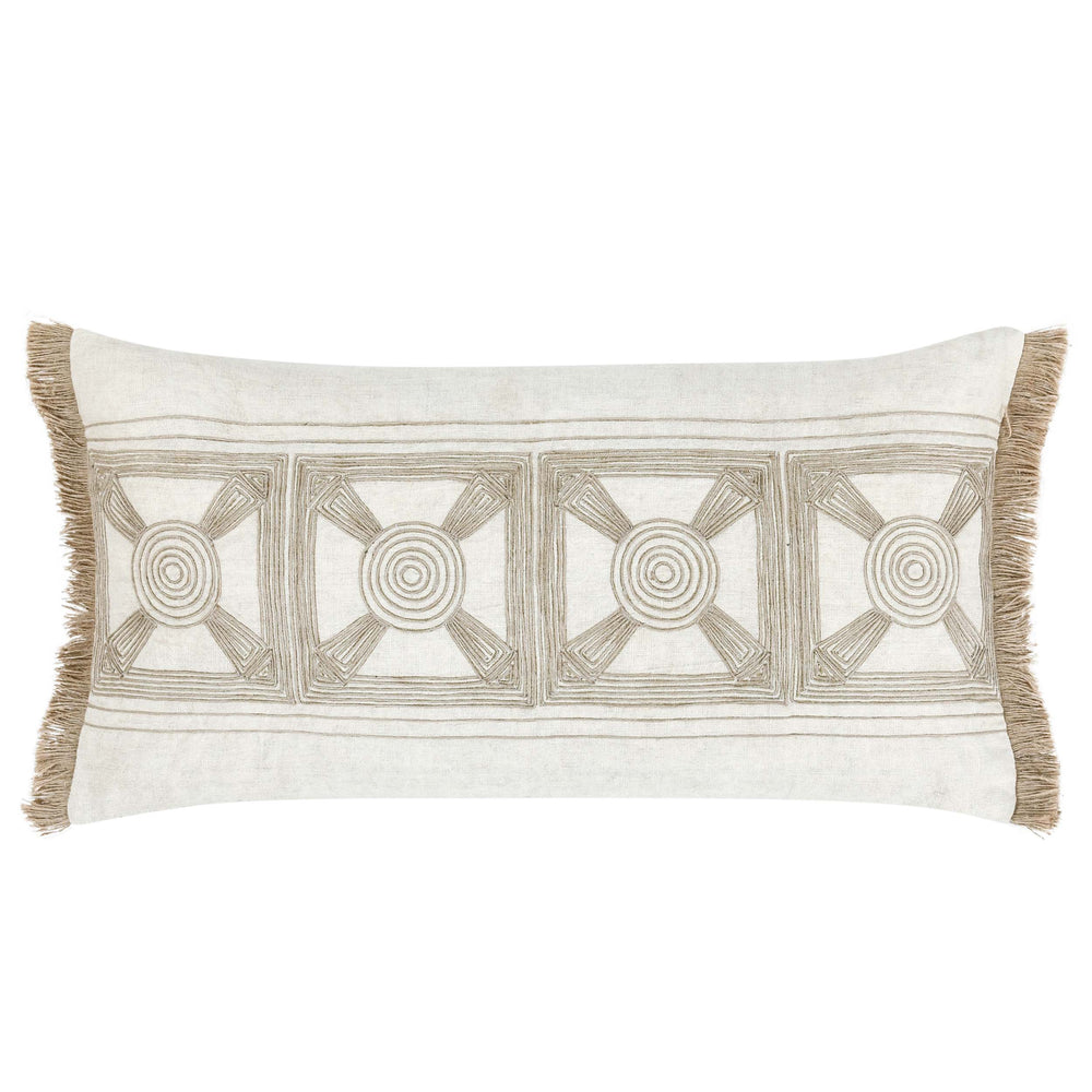 Baia Lumbar Pillow, Natural Multi-Accessories-High Fashion Home