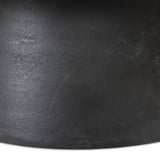 Balboa Outdoor Coffee Table, Veined White Marble-Furniture - Accent Tables-High Fashion Home
