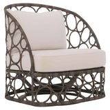 Bali Outdoor Swivel Chair, Peppercorn