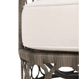 Bali Outdoor Swivel Chair, Peppercorn