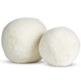 Balle Shearling Pillow, White, Set of 2