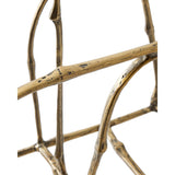 Bamboo Magazine Rack, Gold Leaf