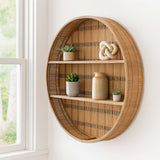 Bamboo Wall Shelf, Natural