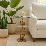 Bananas Accent Table, Gold