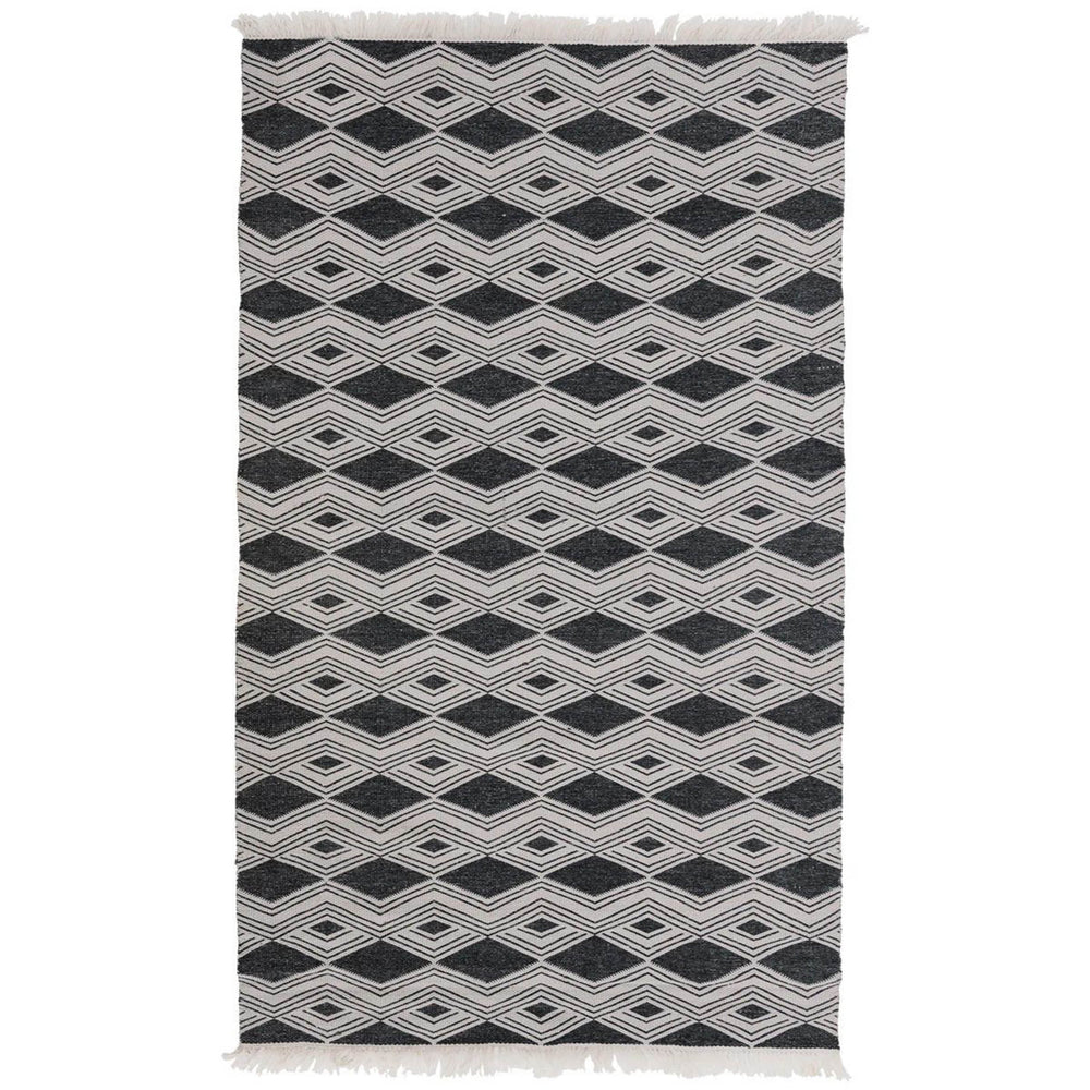 Banning Outdoor Rug, Charcoal