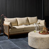 Barbosa 86" Outdoor Sofa, Concha Beige by Four Hands