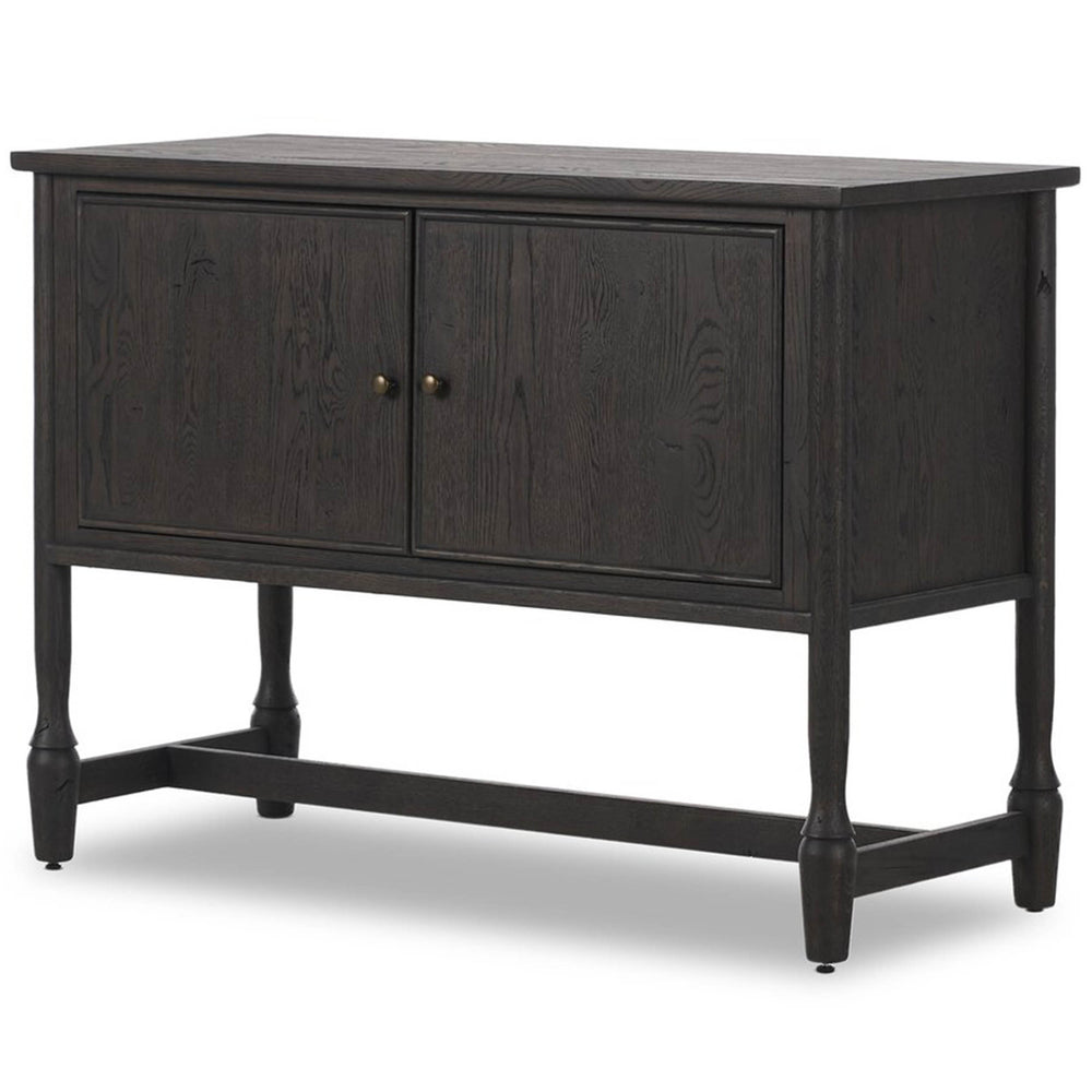 Bari 46" Sideboard, Cracked Smoked Black by Amber Lewis x Four Hands-Furniture - Storage-High Fashion Home