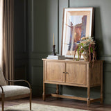 Bari 46" Sideboard, Weathered Oak by Amber Lewis x Four Hands-Furniture - Storage-High Fashion Home