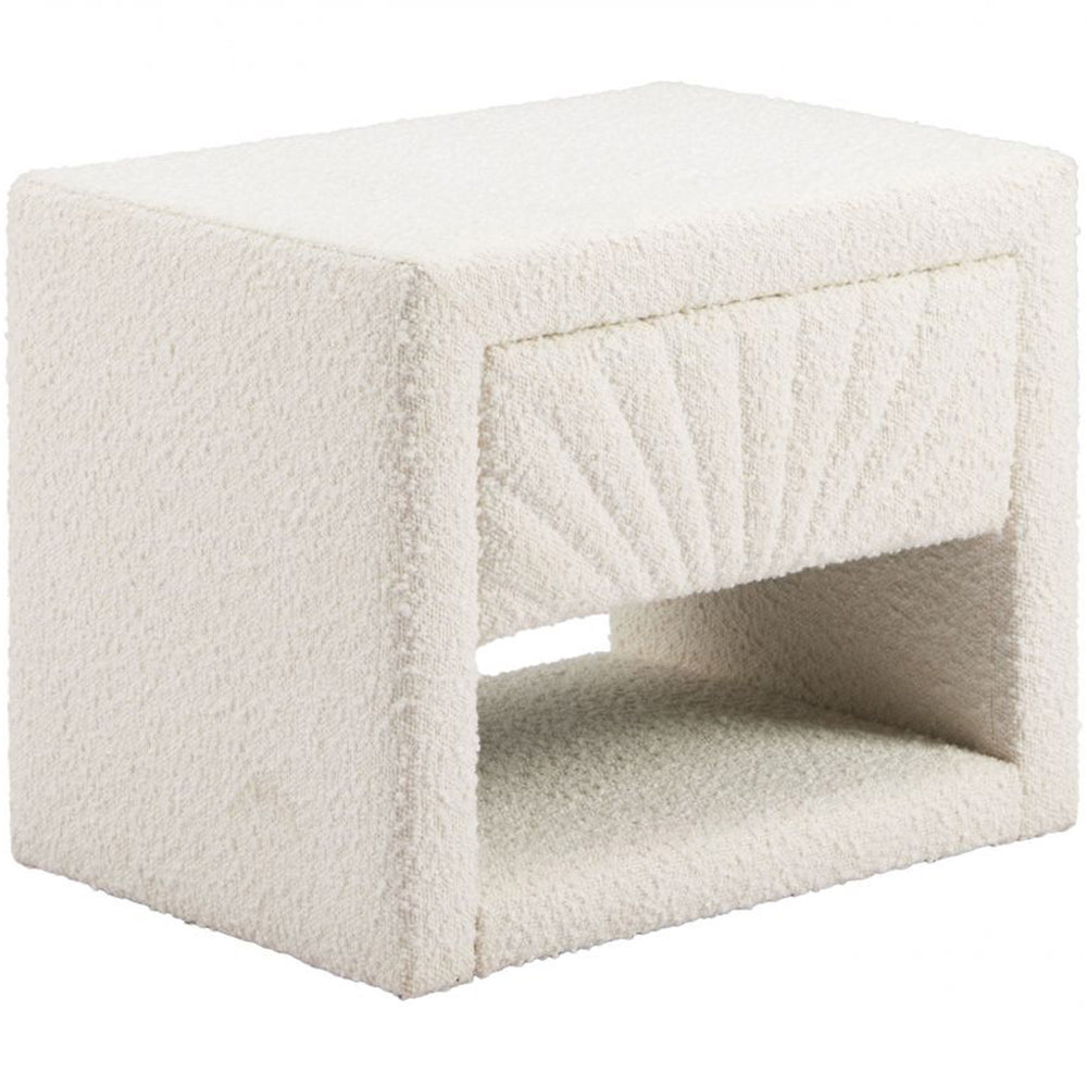 Baris Nightstand, Ivory