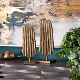 Bark, Gold, Set of 2-Accessories-High Fashion Home