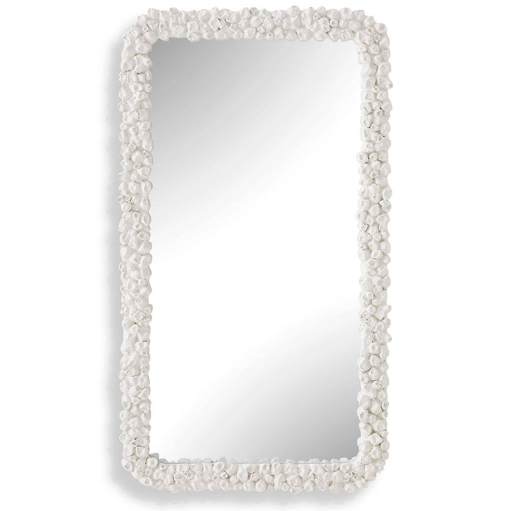 Barnacle Mirror, White
