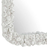 Barnacle Mirror, White