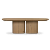 Barto Dining Table, Aged Smoked Oak Veneer by Four Hands-Furniture - Dining-High Fashion Home