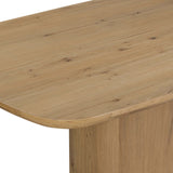 Barto Dining Table, Aged Smoked Oak Veneer by Four Hands-Furniture - Dining-High Fashion Home