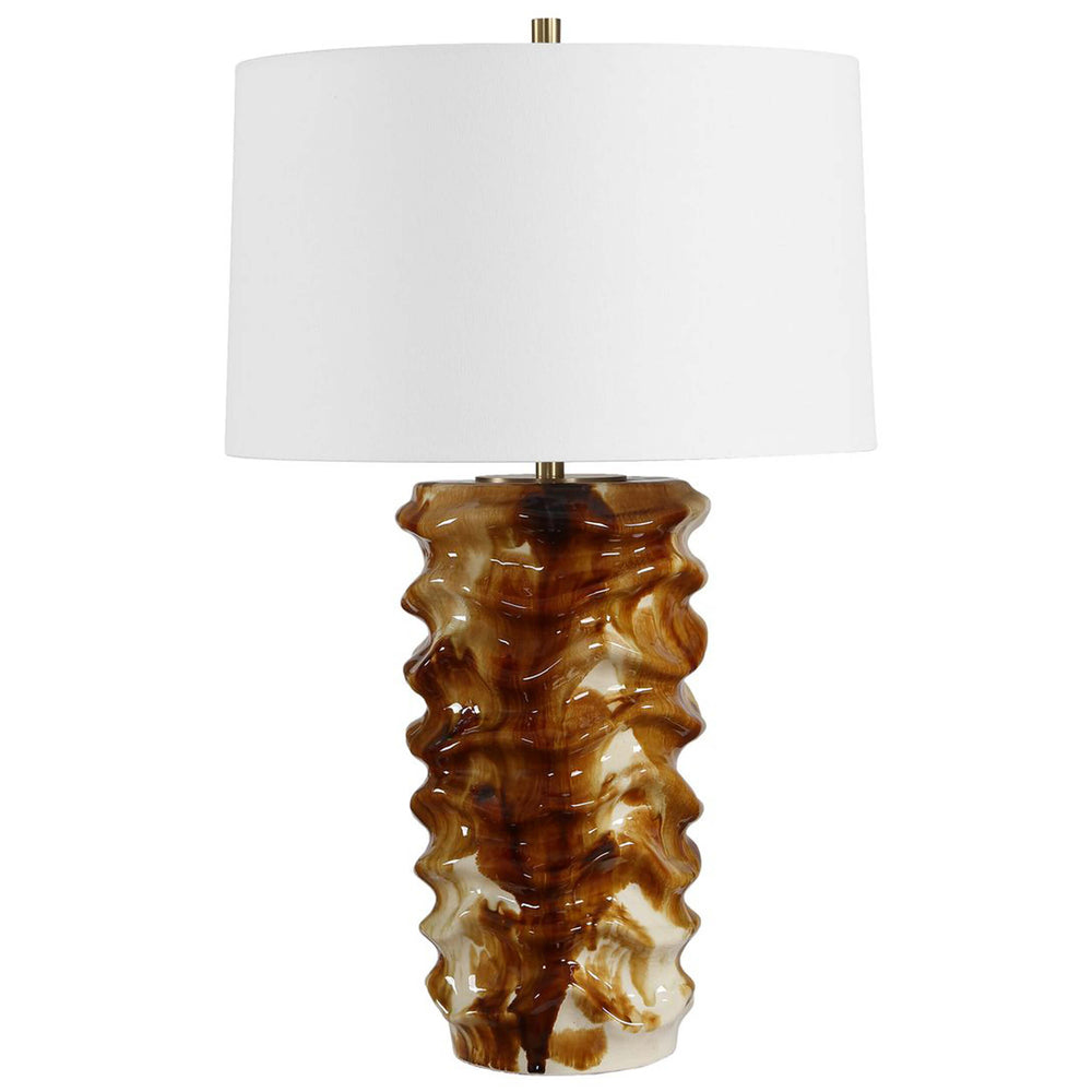 Bassa Table Lamp, Caramel Cream