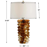 Bassa Table Lamp, Caramel Cream
