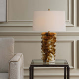 Bassa Table Lamp, Caramel Cream