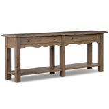 Bayla Console Table, Brown Oak by Amber Lewis x Four Hands-Furniture - Accent Tables-High Fashion Home