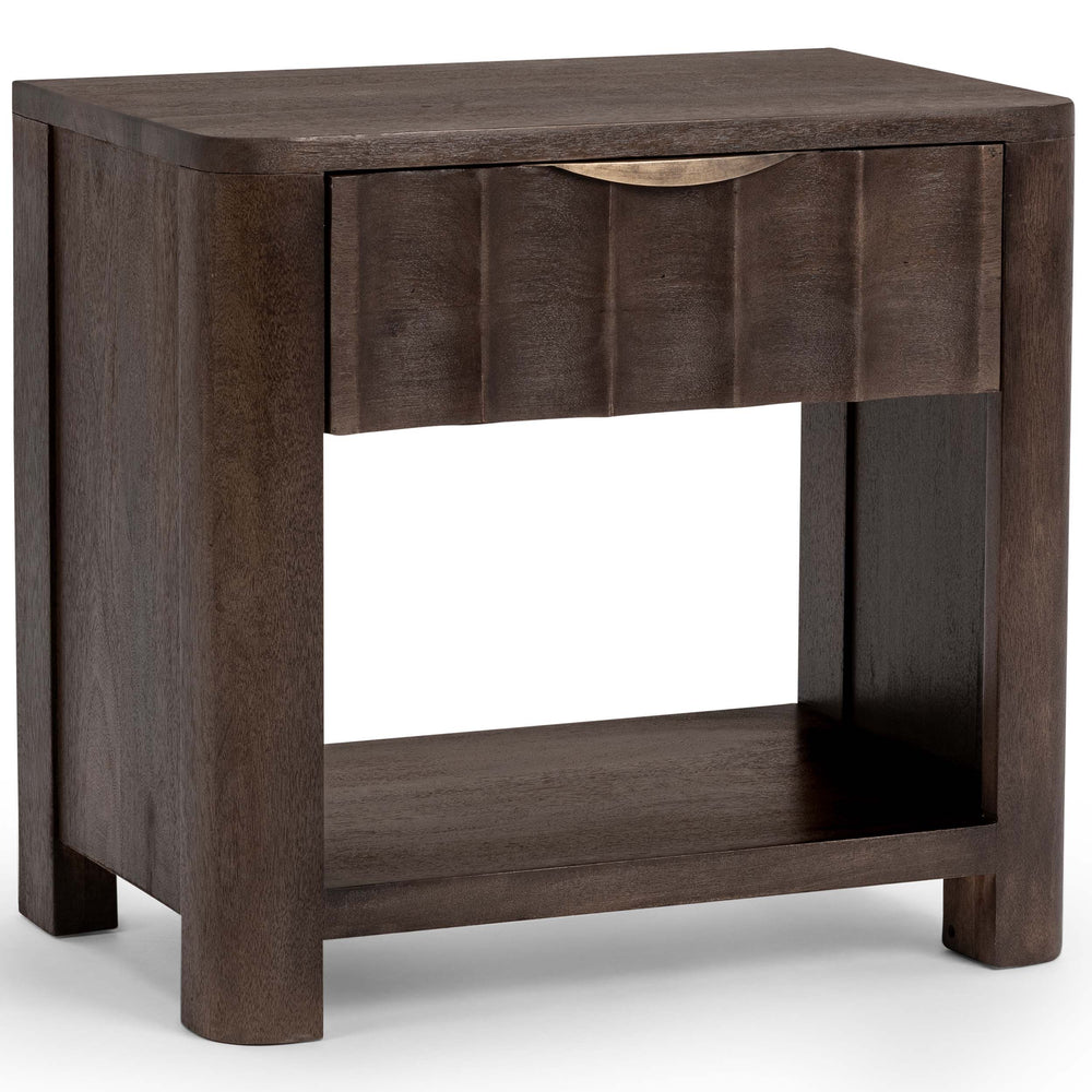 Baylee 1 Drawer Nightstand, Cocoa Brown-Furniture - Bedroom-High Fashion Home