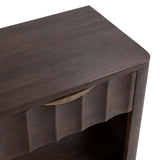 Baylee 1 Drawer Nightstand, Cocoa Brown-Furniture - Bedroom-High Fashion Home