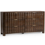 Baylee 6 Drawer Dresser, Cocoa Brown-Furniture - Storage-High Fashion Home