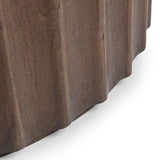 Baylee Round Coffee Table, Roast Tan-Furniture - Accent Tables-High Fashion Home