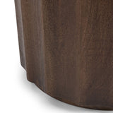 Baylee Round End Table, Roast Tan-Furniture - Accent Tables-High Fashion Home