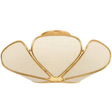 Bayville Semi Flush, Vintage Gold Leaf