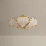 Bayville Semi Flush, Vintage Gold Leaf