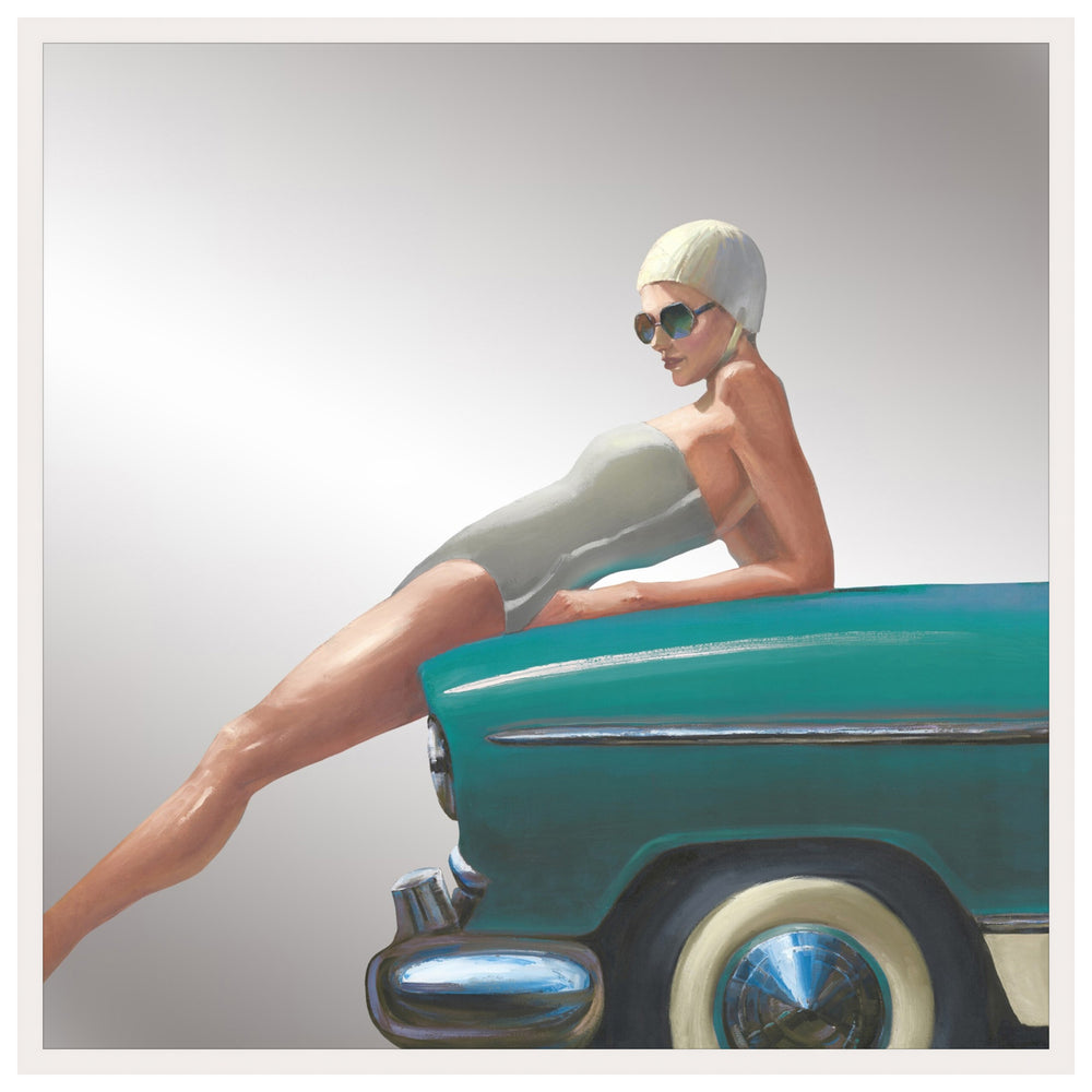 Beach Bound II Mirror Framed-Accessories Artwork-High Fashion Home