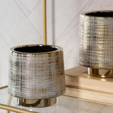 Beacon Vases, Gold, Set of 3-Accessories-High Fashion Home