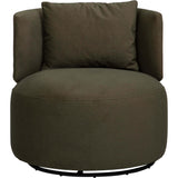 Beck Swivel Chair, Vesper Forest