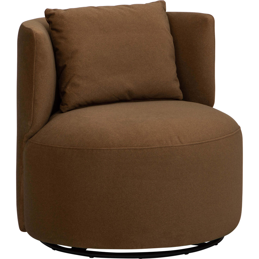 Beck Swivel Chair, Vesper Tobacco