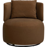 Beck Swivel Chair, Vesper Tobacco