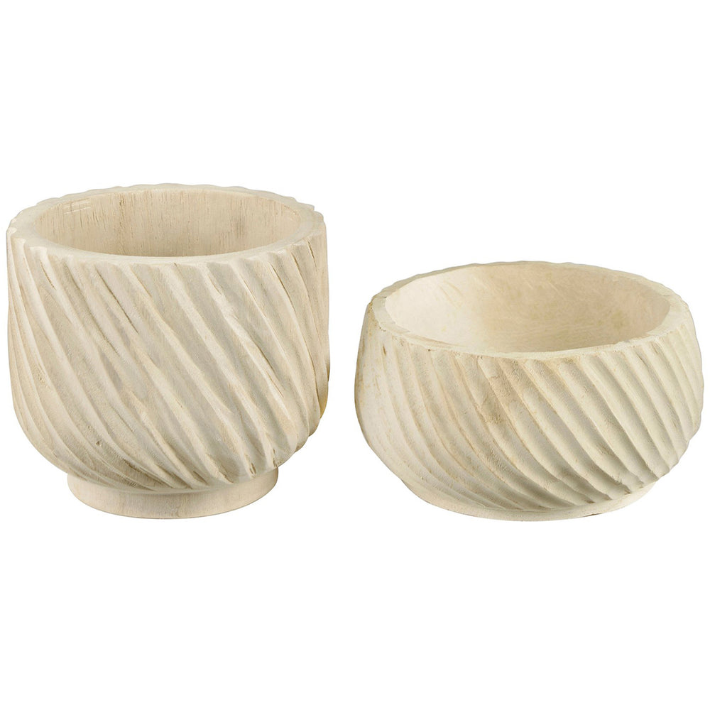 Beckenham Bowls, White-Accessories-High Fashion Home