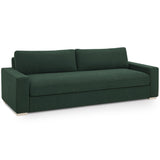 Beckham 96" Sofa, Green