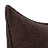 Bedford Linen Pillow, Ganache