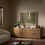 Bedford Media Console, Warm Natural by Four Hands-Furniture - Storage-High Fashion Home