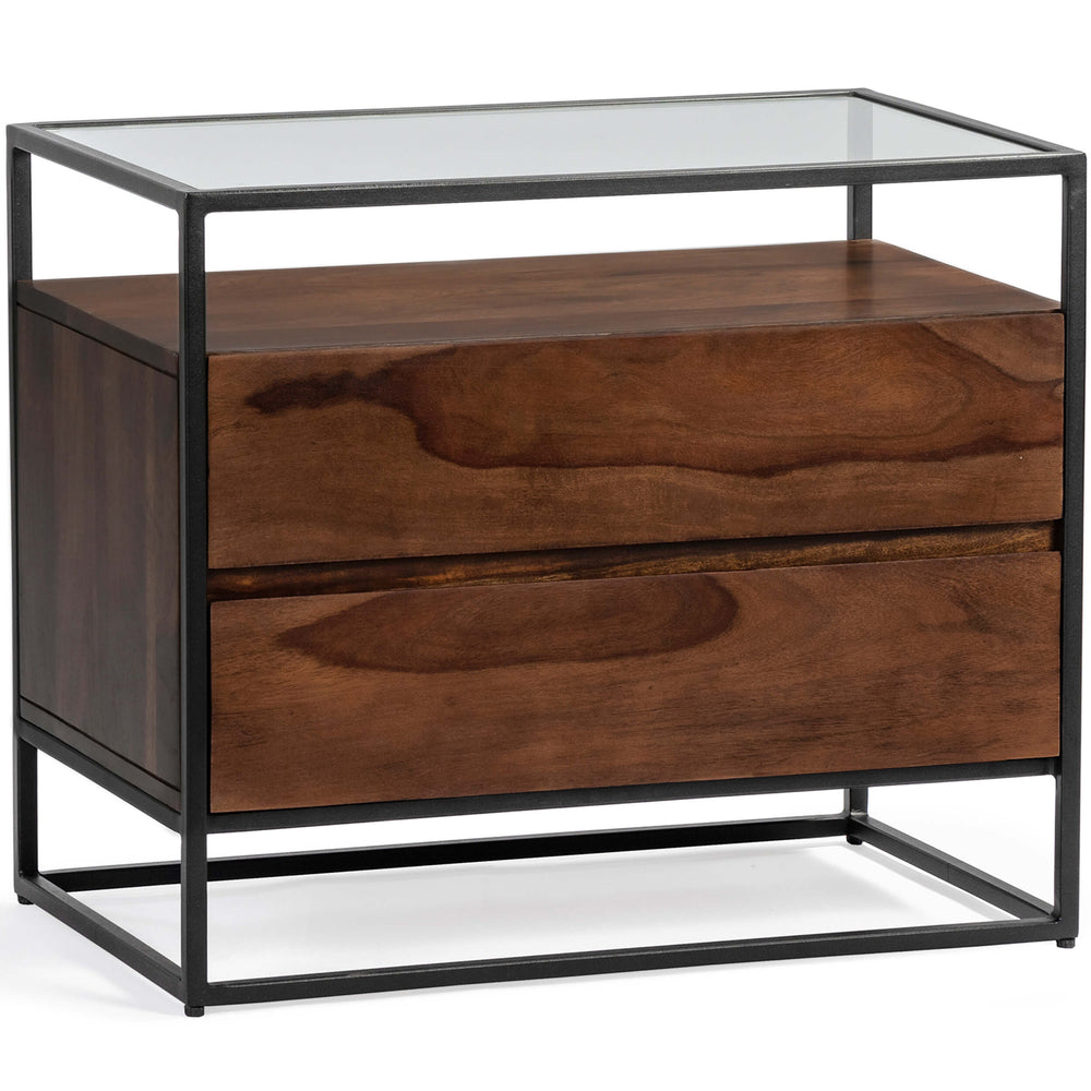 Bedford Nightstand, Mud Brown