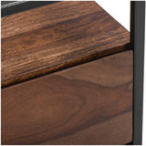 Bedford Nightstand, Mud Brown