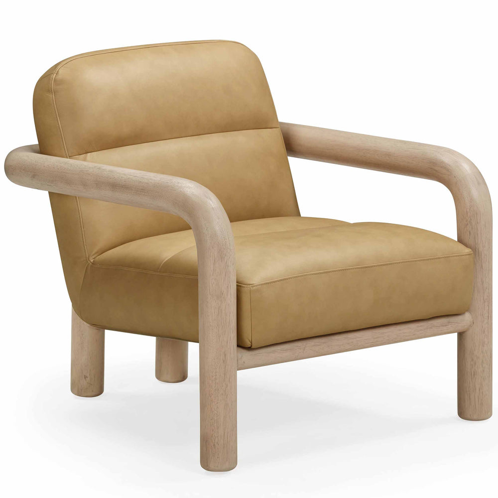 Bekah Leather Chair, Tan