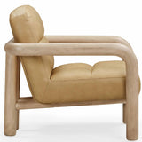 Bekah Leather Chair, Tan