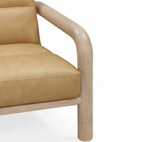 Bekah Leather Chair, Tan