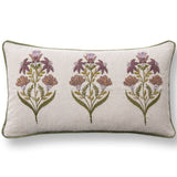 Belcourt Floral Pillow, Olive Green-Accessories-High Fashion Home