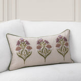 Belcourt Floral Pillow, Olive Green-Accessories-High Fashion Home