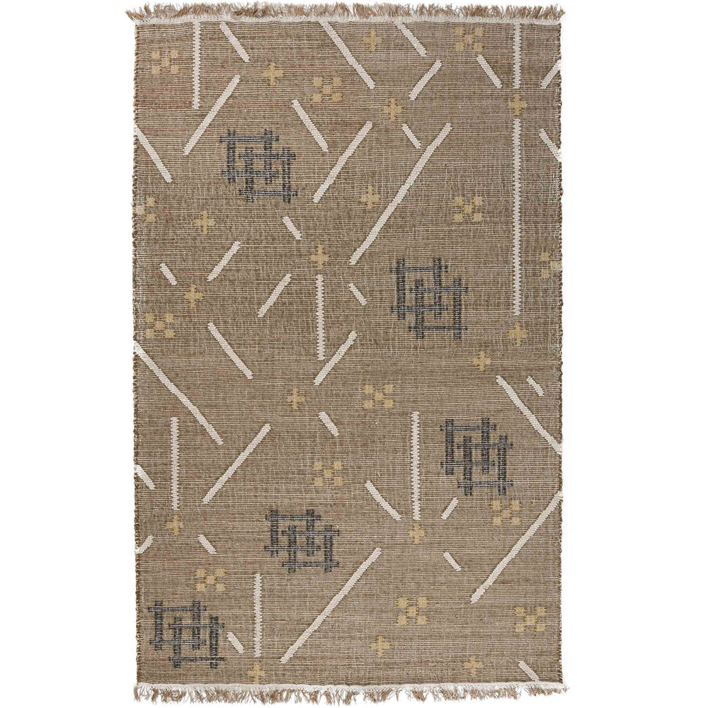 Belfast Caviar Rug, Khaki Multi-Rugs1-High Fashion Home