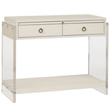 Belize 2 Drawer Nightstand, Sand Dollar-Furniture - Bedroom-High Fashion Home